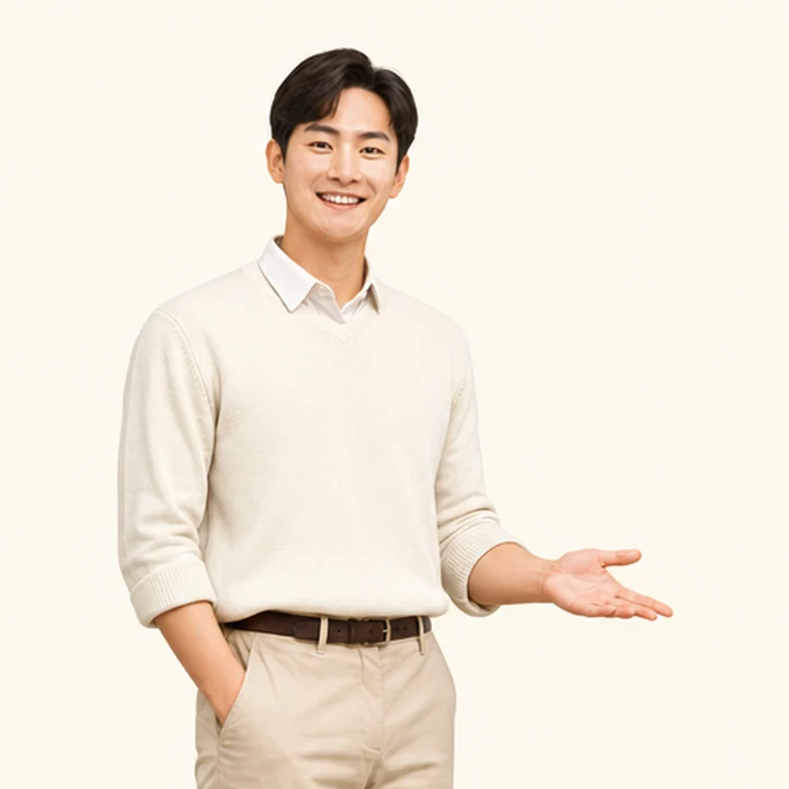 아반떼 신차 장기렌트카 상담 신청을 안내하는 담당자